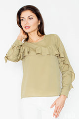 Blouse M466 – Figl, Green – Blouse