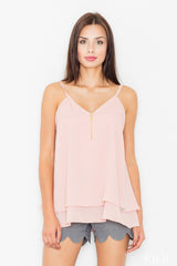 Blouse M481 – Figl, Light Pink – Blouse – image 3