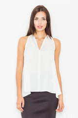 Blouse M480 – Figl, Ecru – Blouse – image 3
