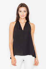 Blouse M480 – Figl, Black – Blouse – image 4
