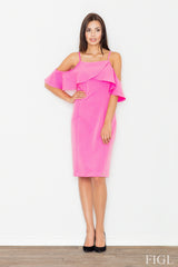 Day Dress M478 – Figl, Dark Pink – Day Dress – image 2