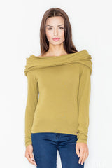 Blouse M469 – Figl, Green – Blouse – image 4