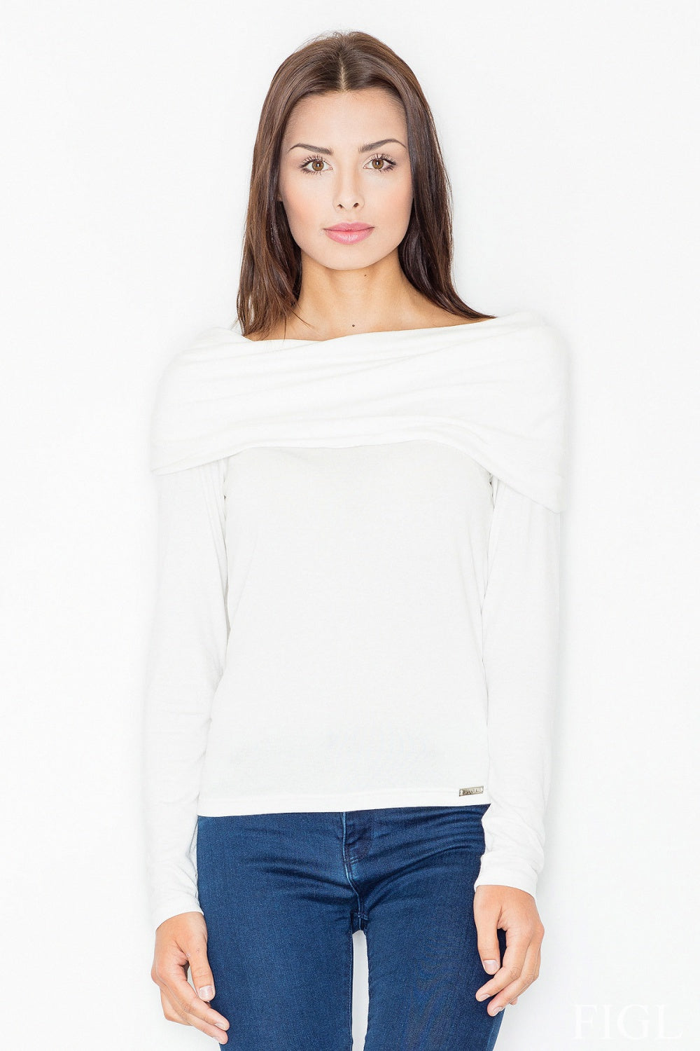 Blouse M469 – Figl, Ecru – Blouse