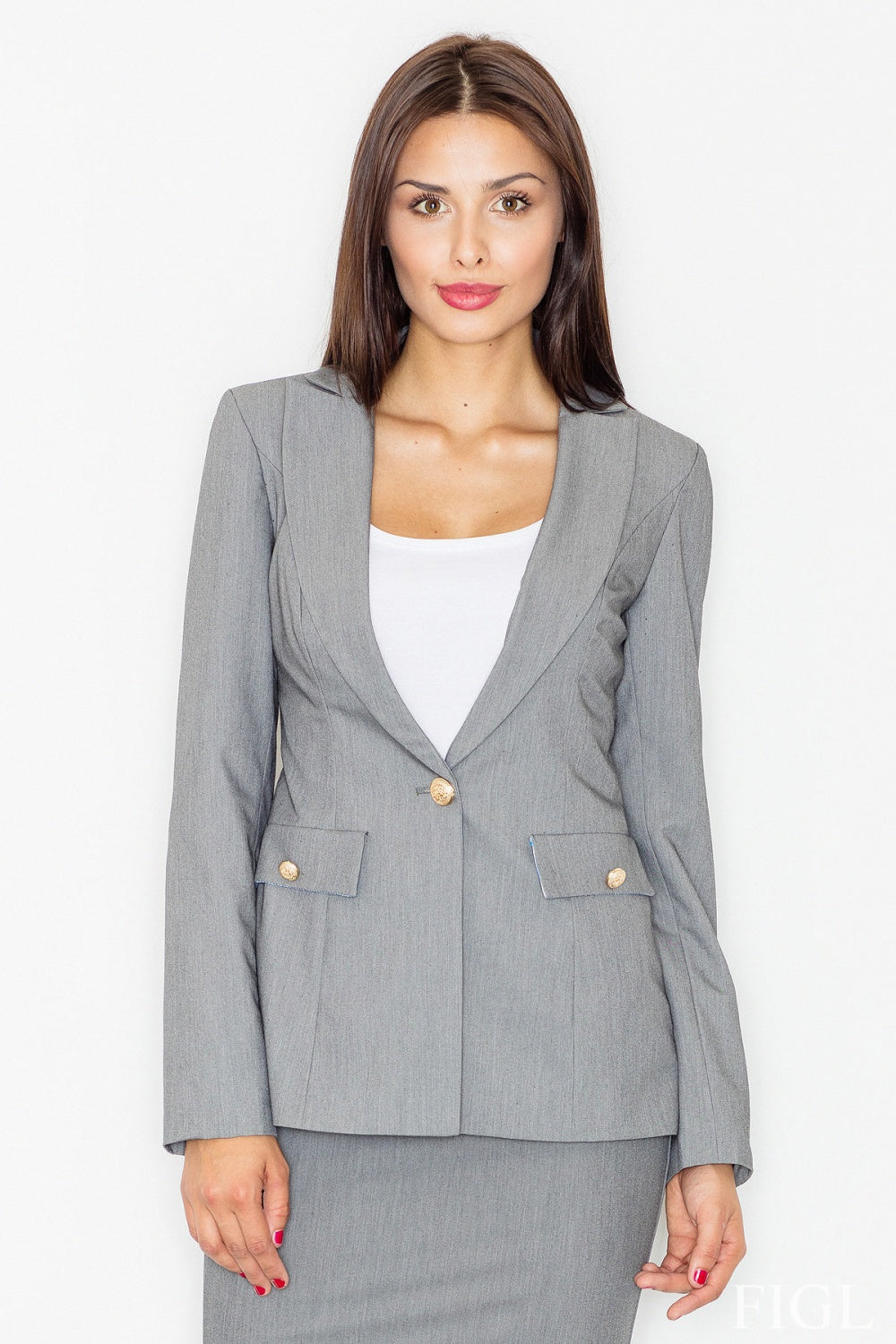Jacket M489 – Figl, Grey – Jacket