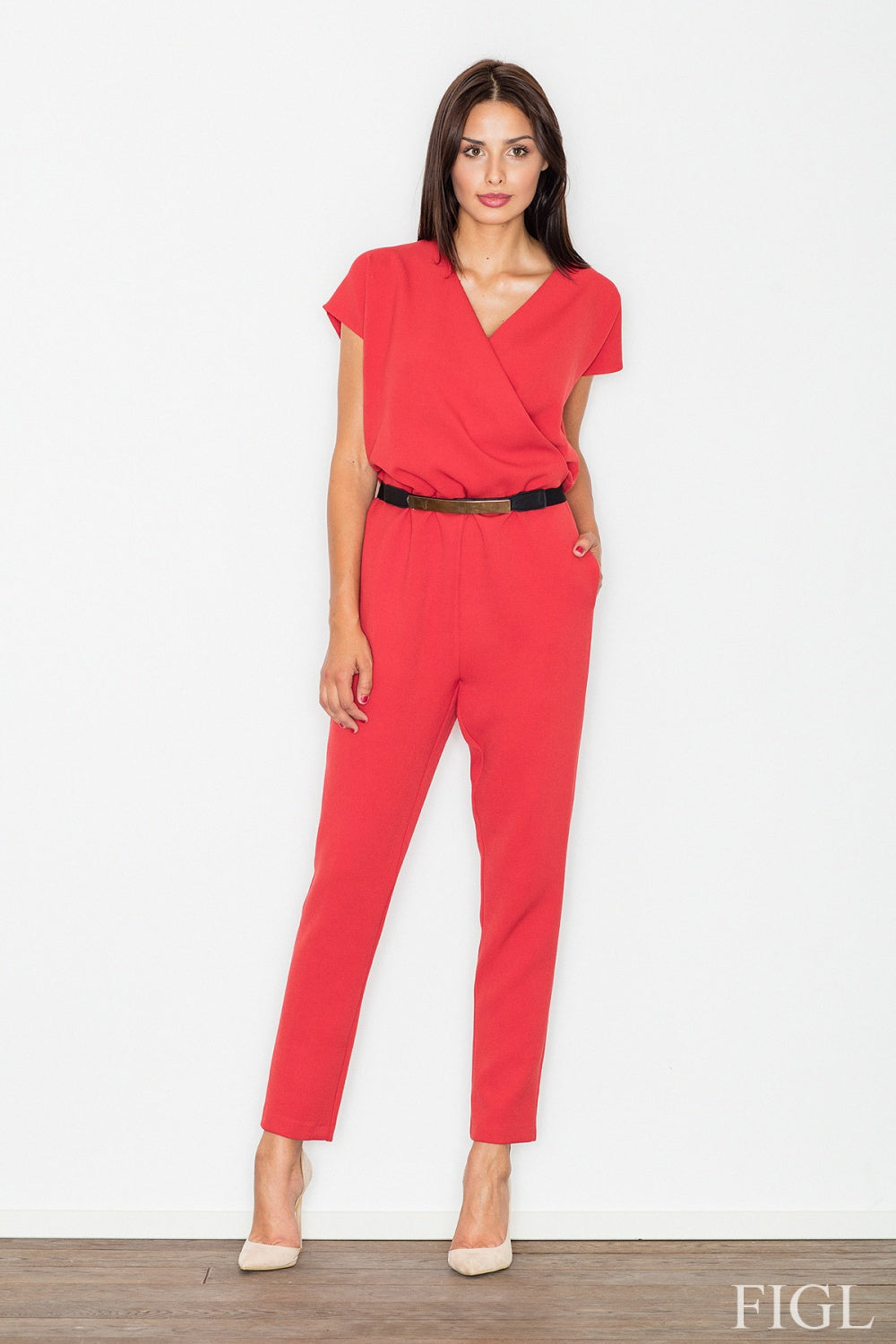 Suit M397 – Figl, Red – Jumpsuit – image 2