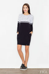 Day Dress M510 – Figl, Pattern 25 Black Lettering – Day Dress – image 2