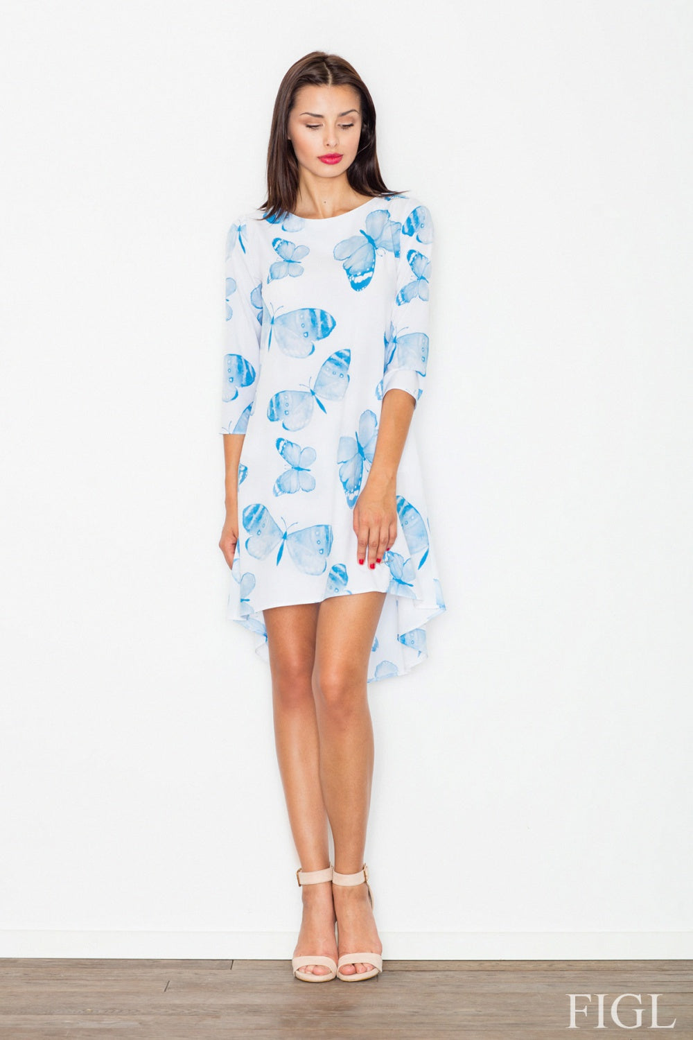 Day Dress M497 – Figl, Pattern 10 White Butterflies – Day Dress – image 3