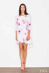 Day Dress M497 – Figl, Pattern 6 White Flowers – Day Dress – image 2