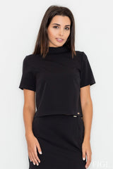 Blouse M542 – Figl, Black – Blouse – image 2