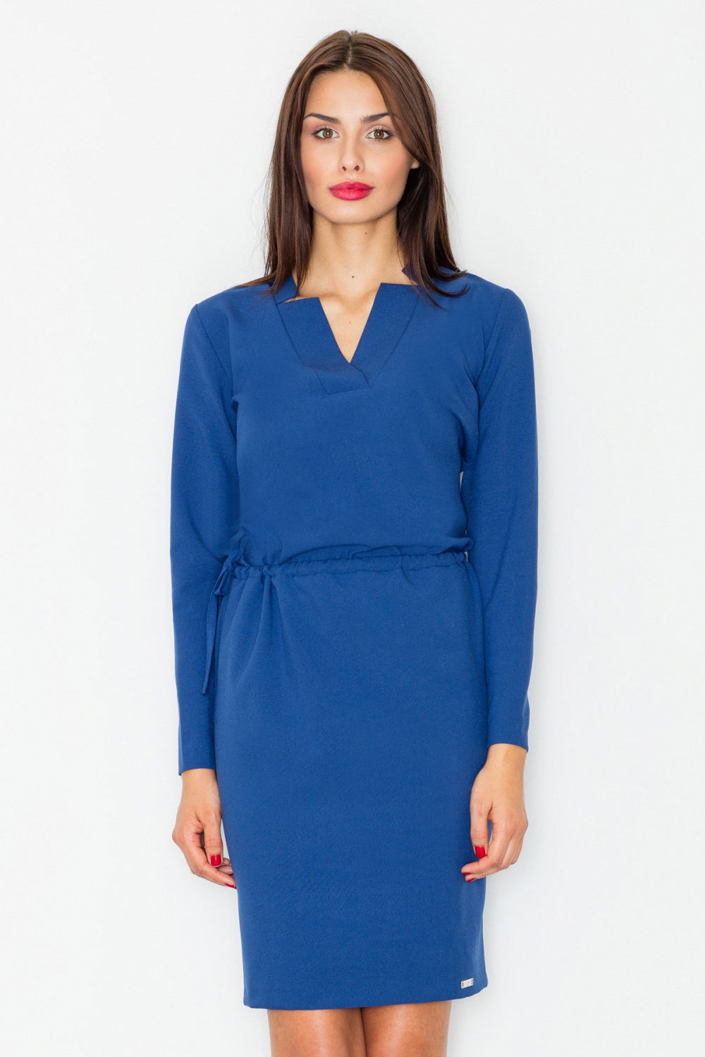 Day Dress M533 – Figl, Navy – Day Dress – image 2