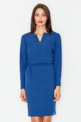 Day Dress M533 – Figl, Navy – Day Dress – image 2