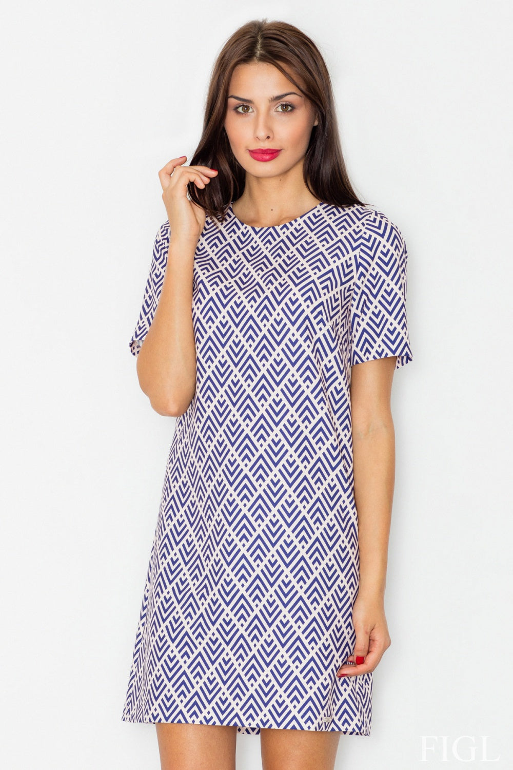 Day Dress M519 – Figl, Pattern 33 Multicolor – Day Dress