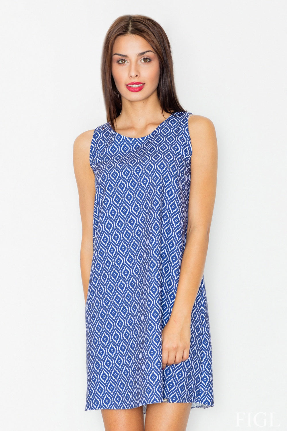Day Dress M518 – Figl, Pattern 34 Multicolor – Day Dress – image 2