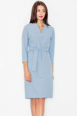 Day Dress M526 – Figl, Blue – Day Dress – image 2
