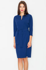 Day Dress M526 – Figl, Navy – Day Dress – image 3