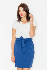 Skirt M524 – Figl, Navy – Skirt – image 3