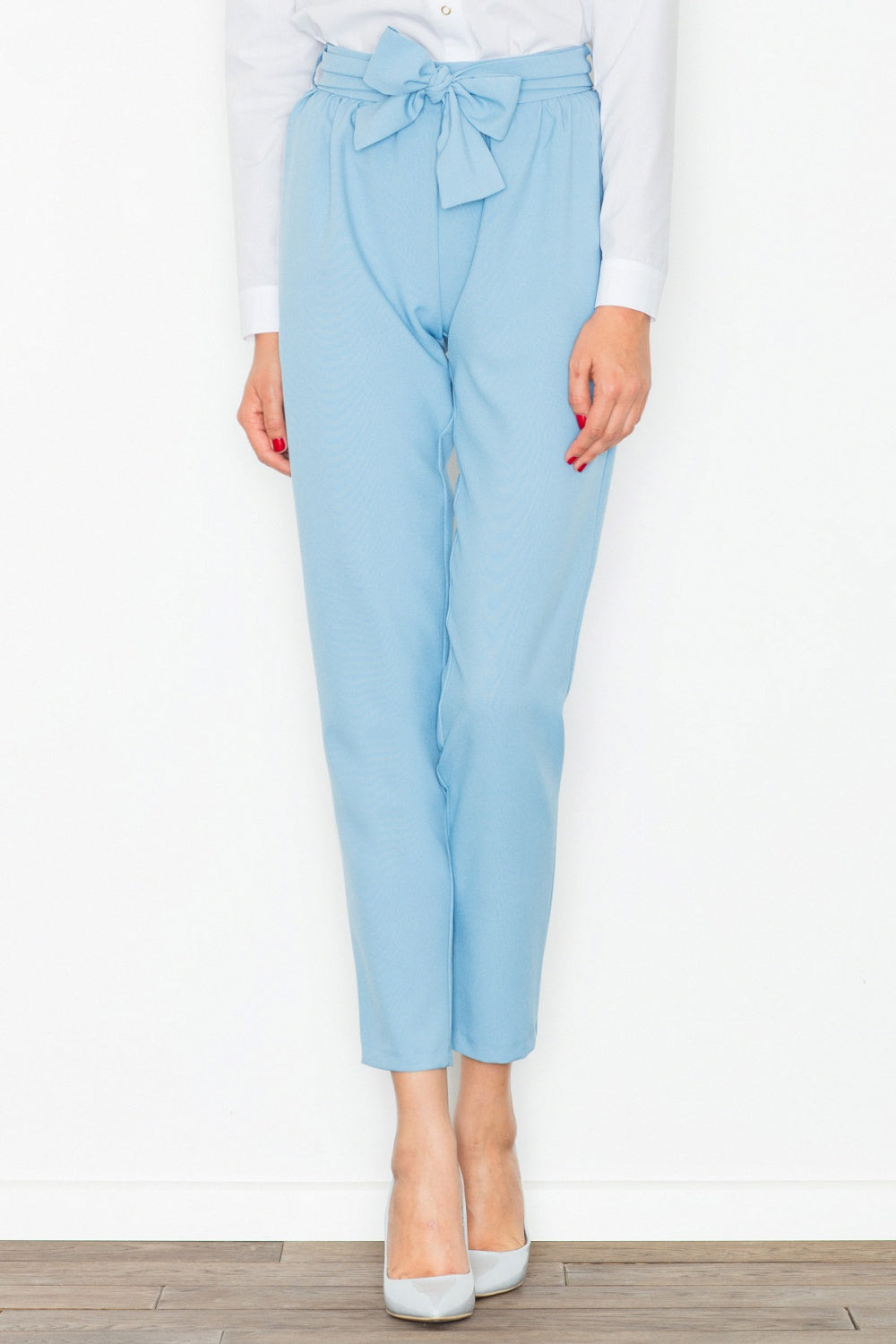 Women's Trousers M523 – Figl, Blue – Pants – image 2