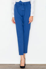 Women's Trousers M523 – Figl, Navy – Pants – image 3