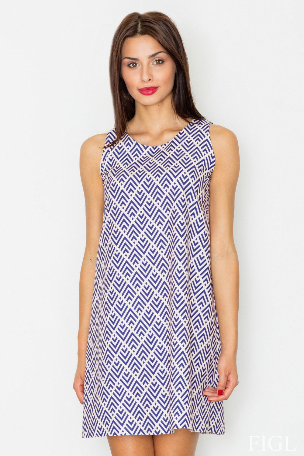 Day Dress M518 – Figl, Pattern 33 Multicolor – Day Dress