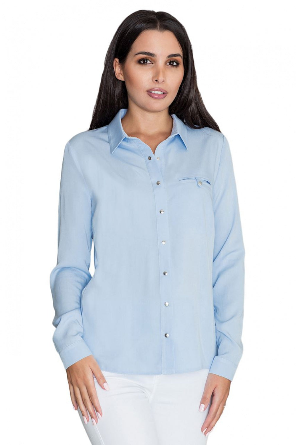 Long sleeve shirt M581 – Figl – Shirt – image 2