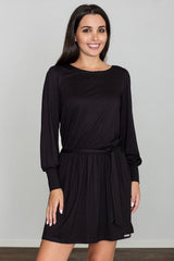 Day Dress M576 – Figl, Black – Day Dress – image 4