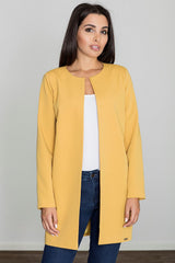 Coat M551 – Figl, Yellow – Coat – image 3