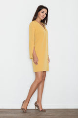 Day Dress M550 – Figl, Yellow – Day Dress