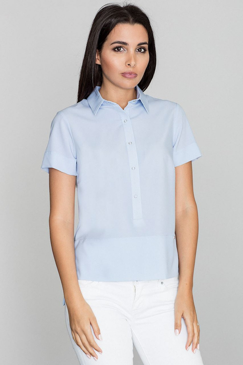 Blouse M548 – Figl, Blue – Blouse