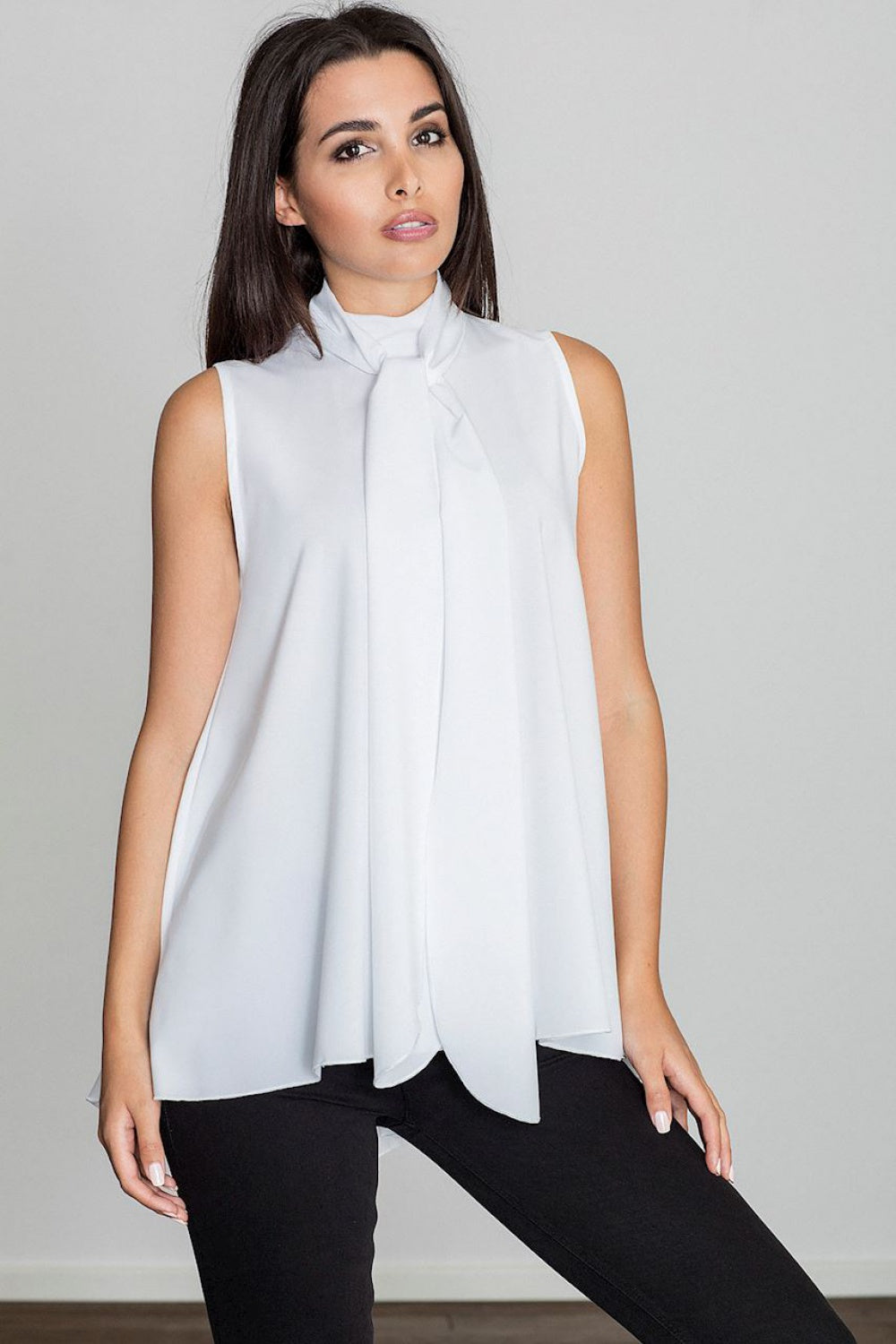 Blouse M547 – Figl, White – Blouse