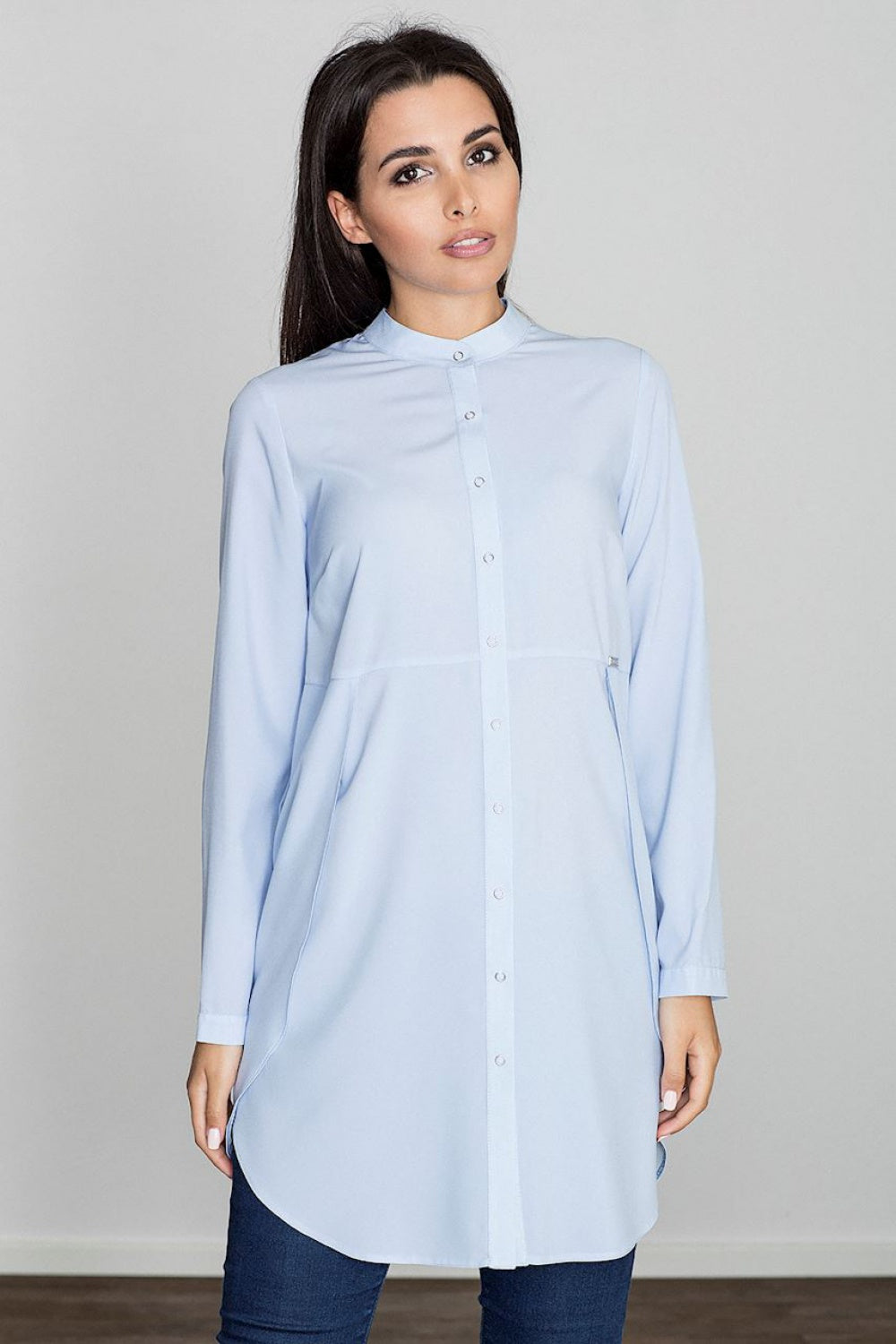 Tunic M545 – Figl, Blue – Tunic