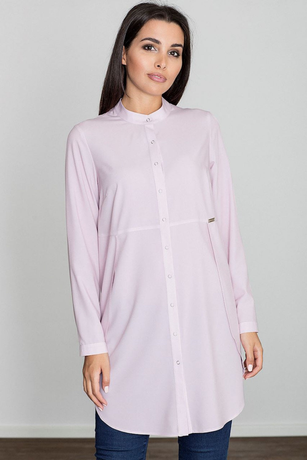 Tunic M545 – Figl, Pink – Tunic – image 3