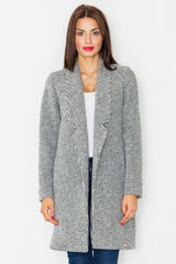 Coat M527 – Figl, Grey – Coat