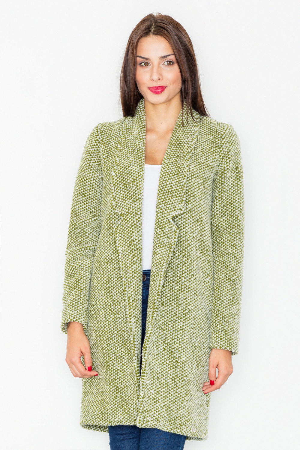 Coat M527 – Figl, Olive – Coat – image 2