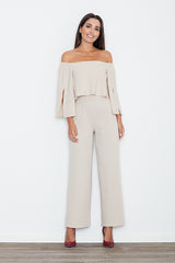 Suit M539 – Figl, Beige – Jumpsuit