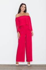 Suit M539 – Figl, Red – Jumpsuit – image 2