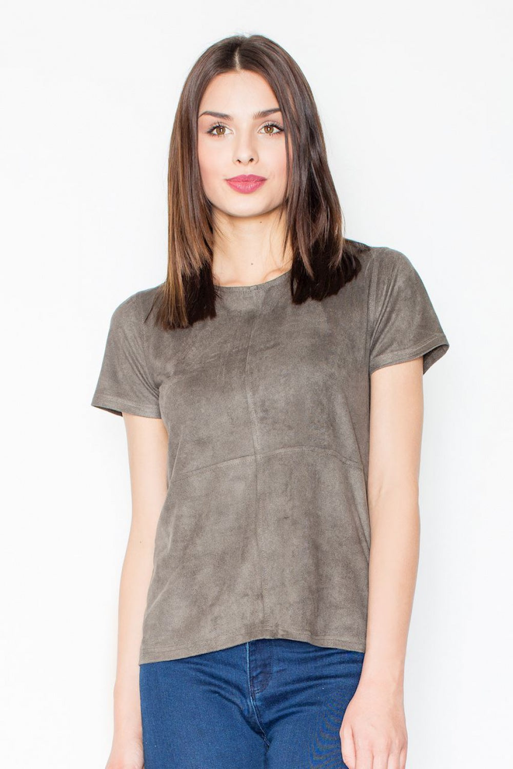 Blouse M458 – Figl, Olive – Blouse