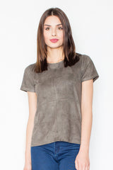 Blouse M458 – Figl, Olive – Blouse