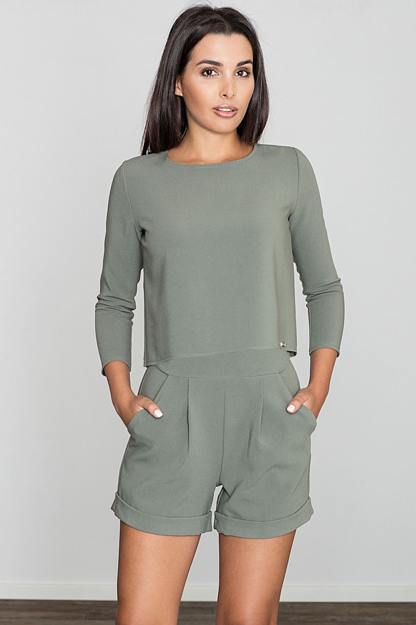 Suit M445 – Figl, Green – Jumpsuit – image 2
