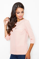 Blouse M393 – Figl, Pink – Blouse