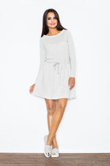 Day Dress 334 – Figl, Light Grey – Day Dress – image 2