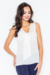 Blouse M303 – Figl, Ecru – Blouse – image 2
