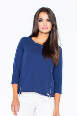Sweatshirt 339 – Figl, Navy – Sweatshirt – image 2