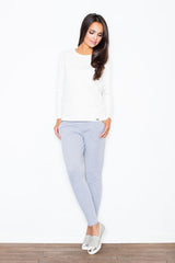 Women's Trousers 338 – Figl, Grey – Pants