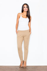 Women's Trousers 338 – Figl, Beige – Pants – image 2