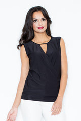 Blouse 337 – Figl, Black – Blouse
