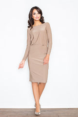 Day Dress 326 – Figl, Beige – Day Dress
