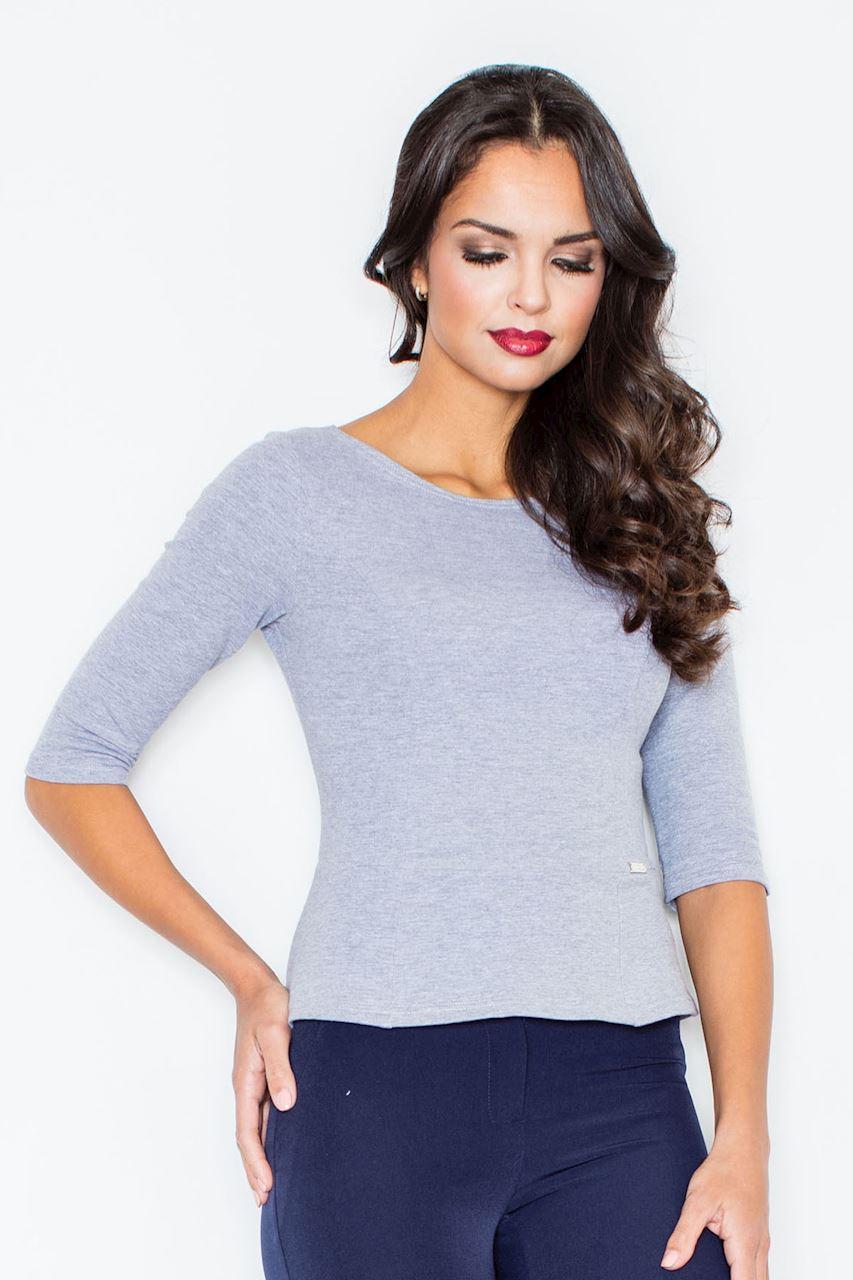 Blouse 309 – Figl, Grey – Blouse