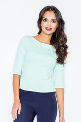 Blouse 309 – Figl, Mint – Blouse – image 3