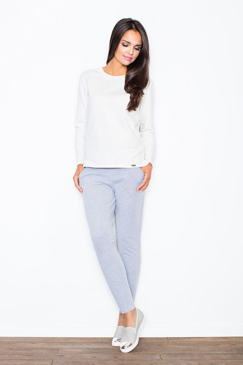 Women's Trousers 305 – Figl, Grey – Pants – image 2