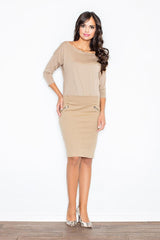 Day Dress 252 – Figl, Beige – Day Dress